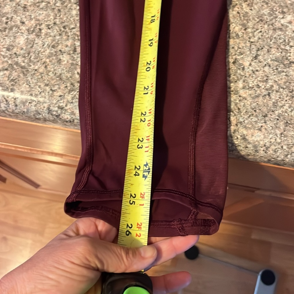 Lululemon Maroon Leggings - Picture 6 of 6